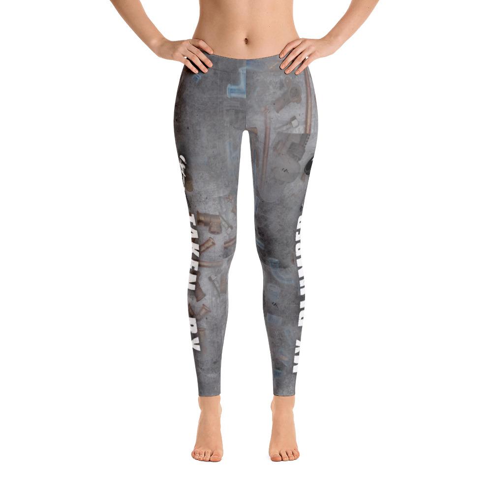 Taken by my Plumber Women's Leggings-grizzshop