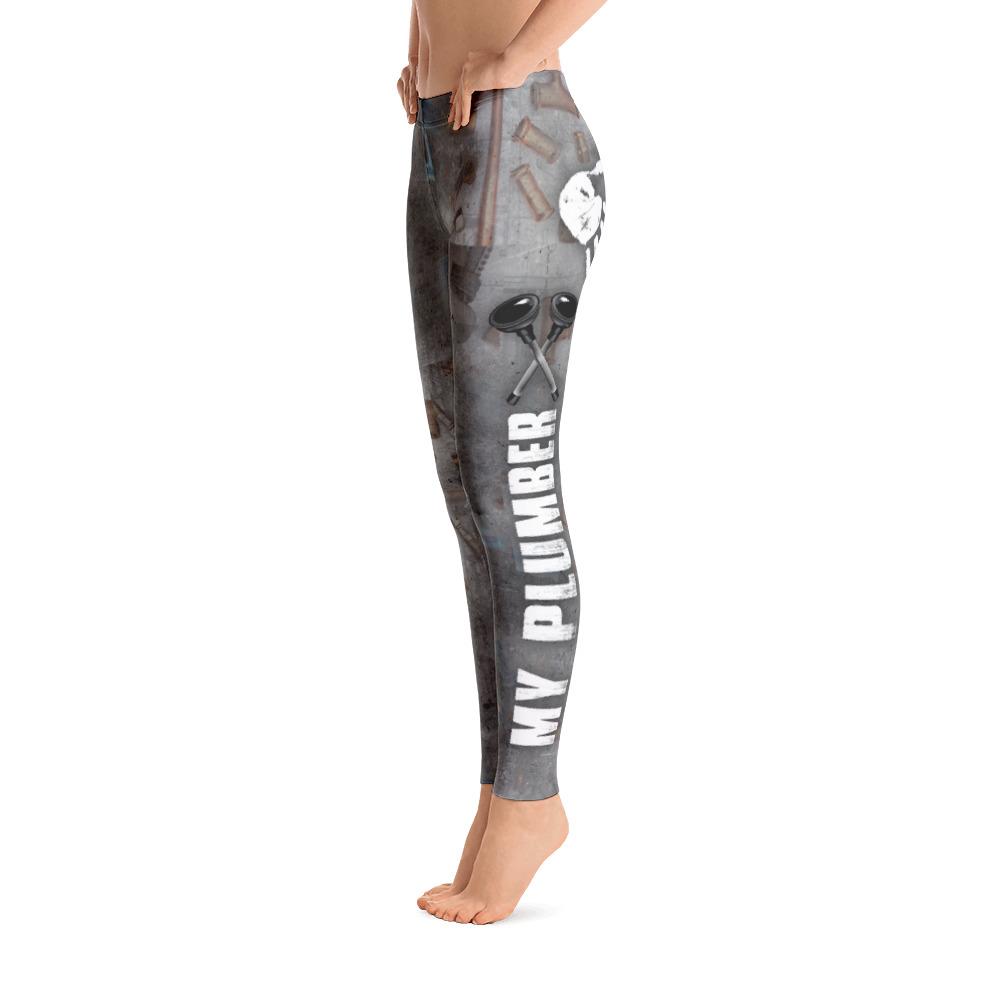 Taken by my Plumber Women's Leggings-grizzshop