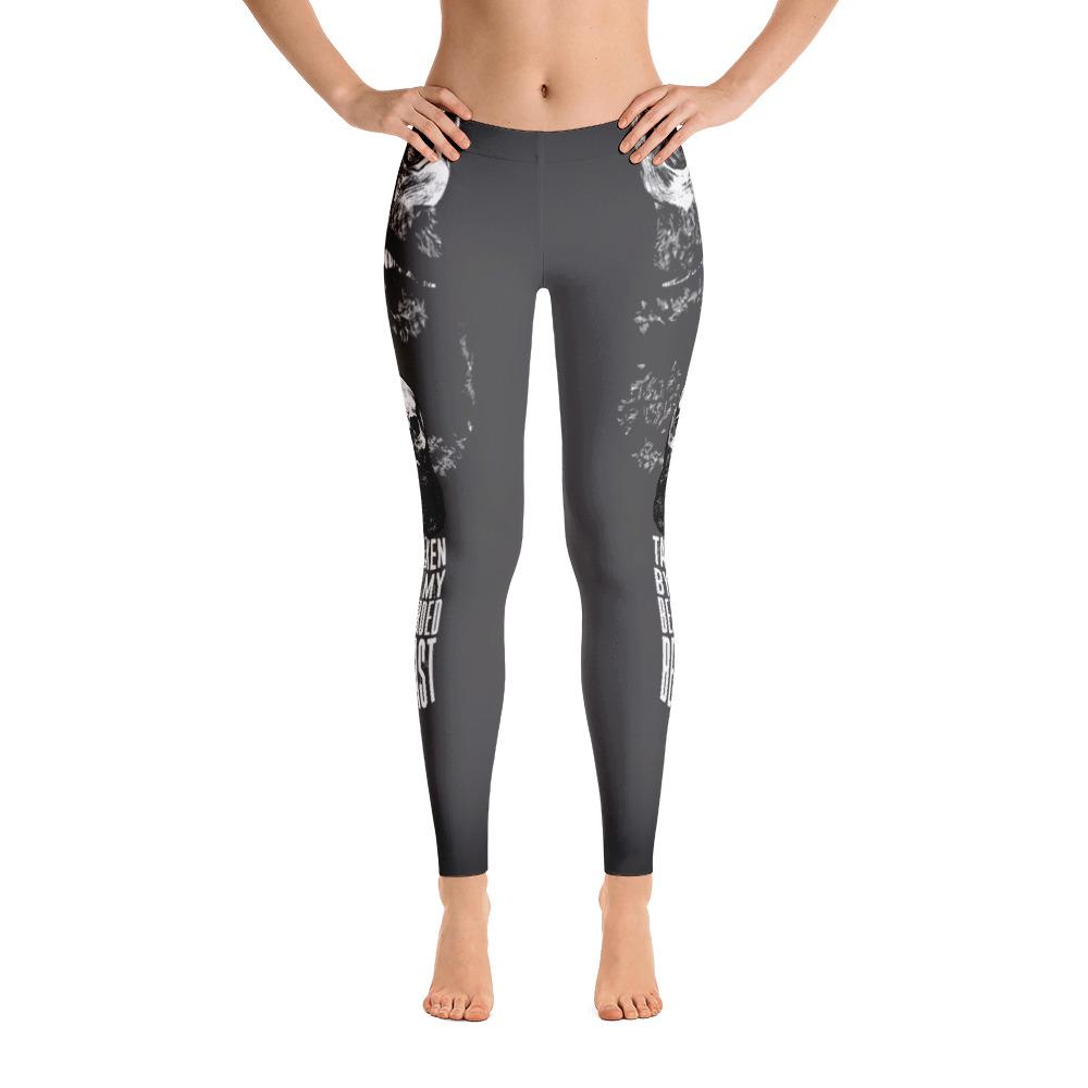 Taken by my bearded beast Women's Leggings-grizzshop