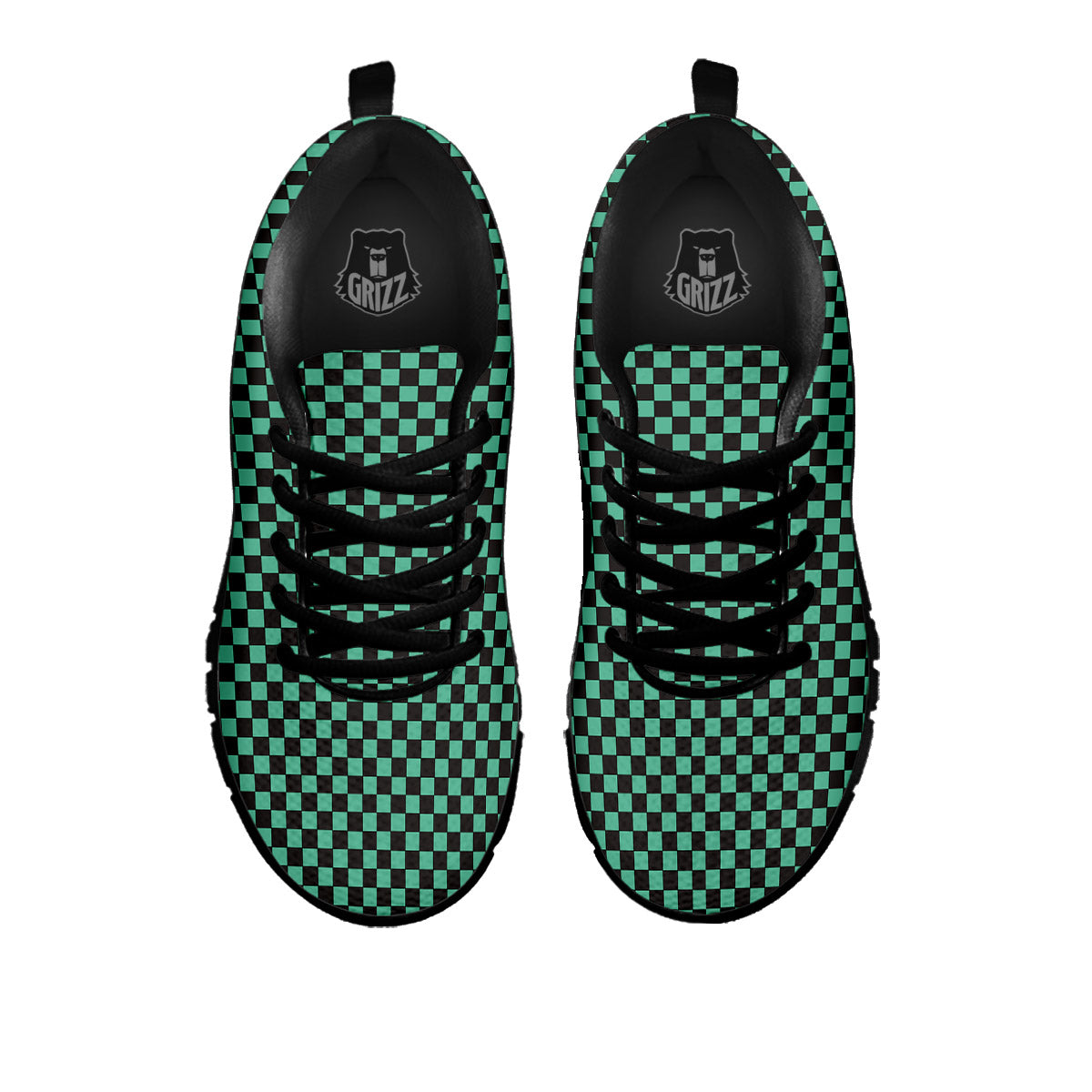 Tanjiro Print Pattern Black Sneaker-grizzshop
