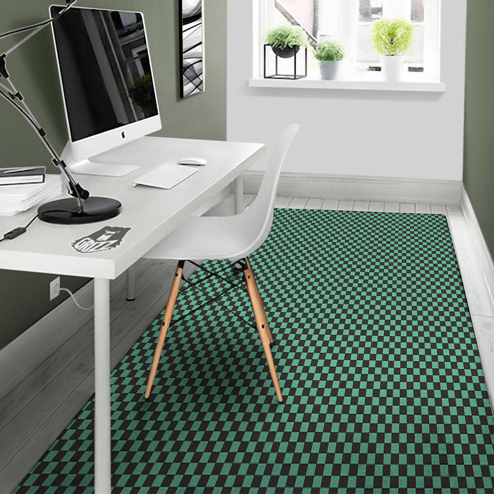 Tanjiro Print Pattern Floor Mat-grizzshop