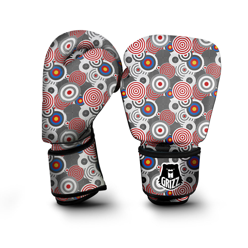 Target Darts Board Game Print Pattern Boxing Gloves-grizzshop