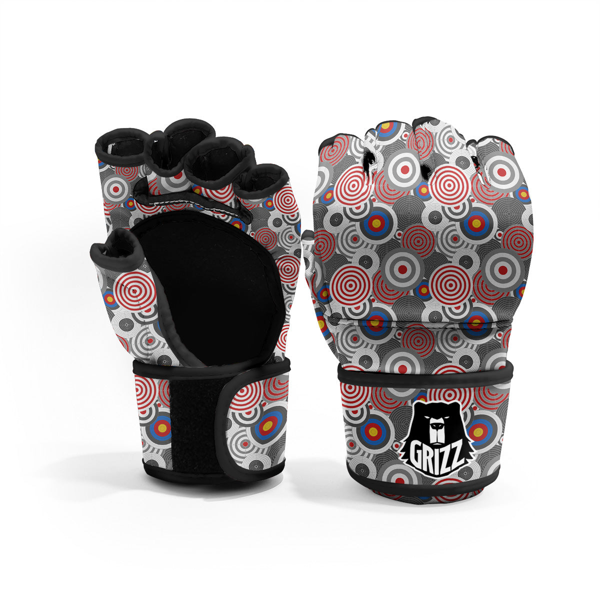Target Darts Board Game Print Pattern MMA Gloves-grizzshop