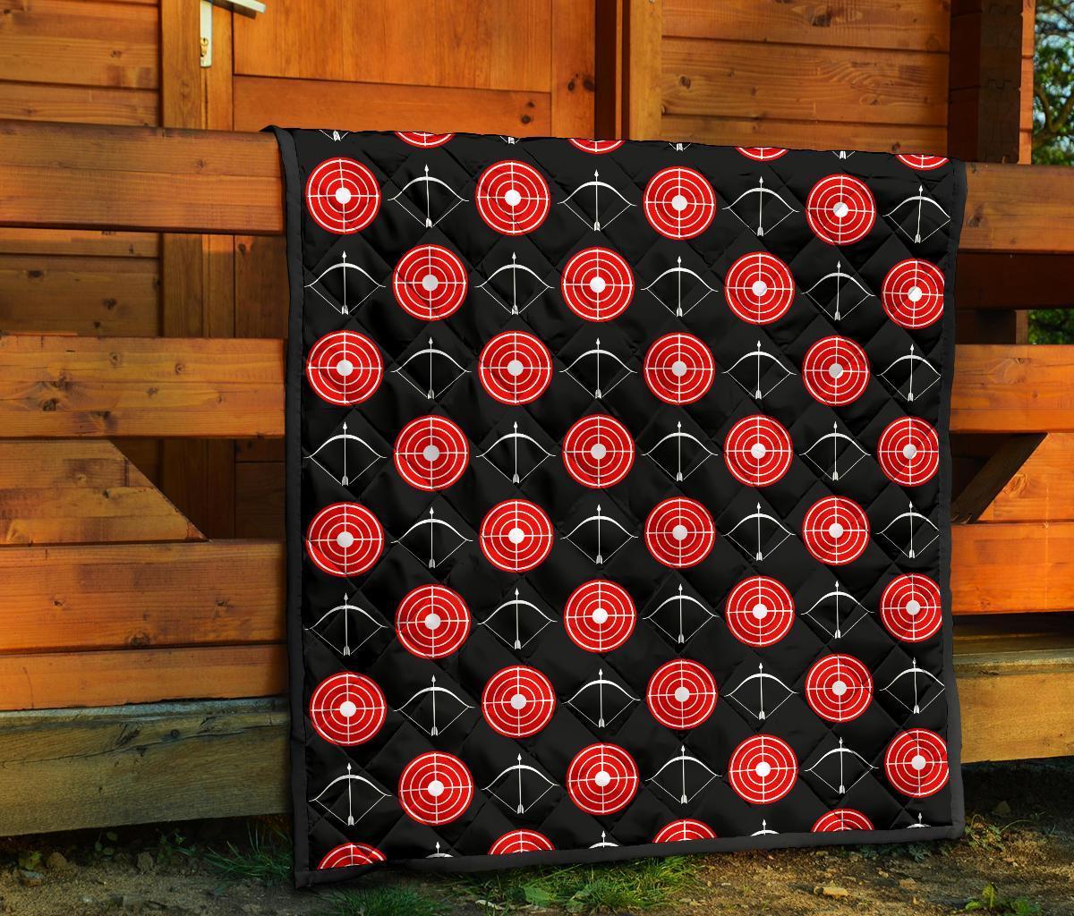 Targets Archery Pattern Print Quilt-grizzshop