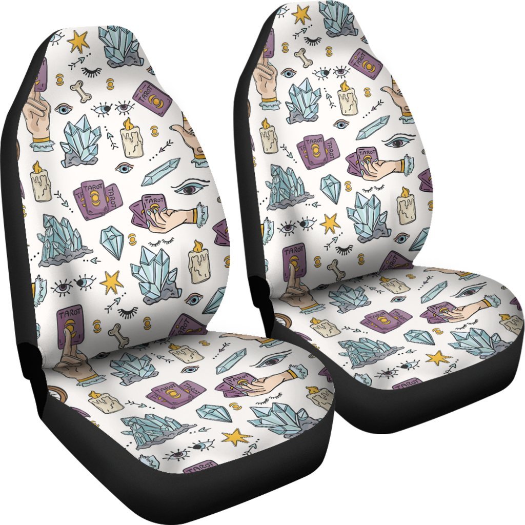 Tarot Pattern Print Universal Fit Car Seat Covers-grizzshop