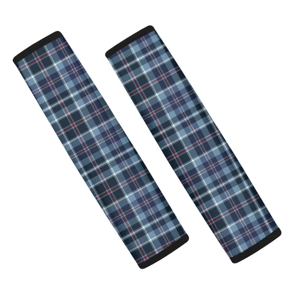 Tartan Blue Plaid Seat Belt Cover-grizzshop