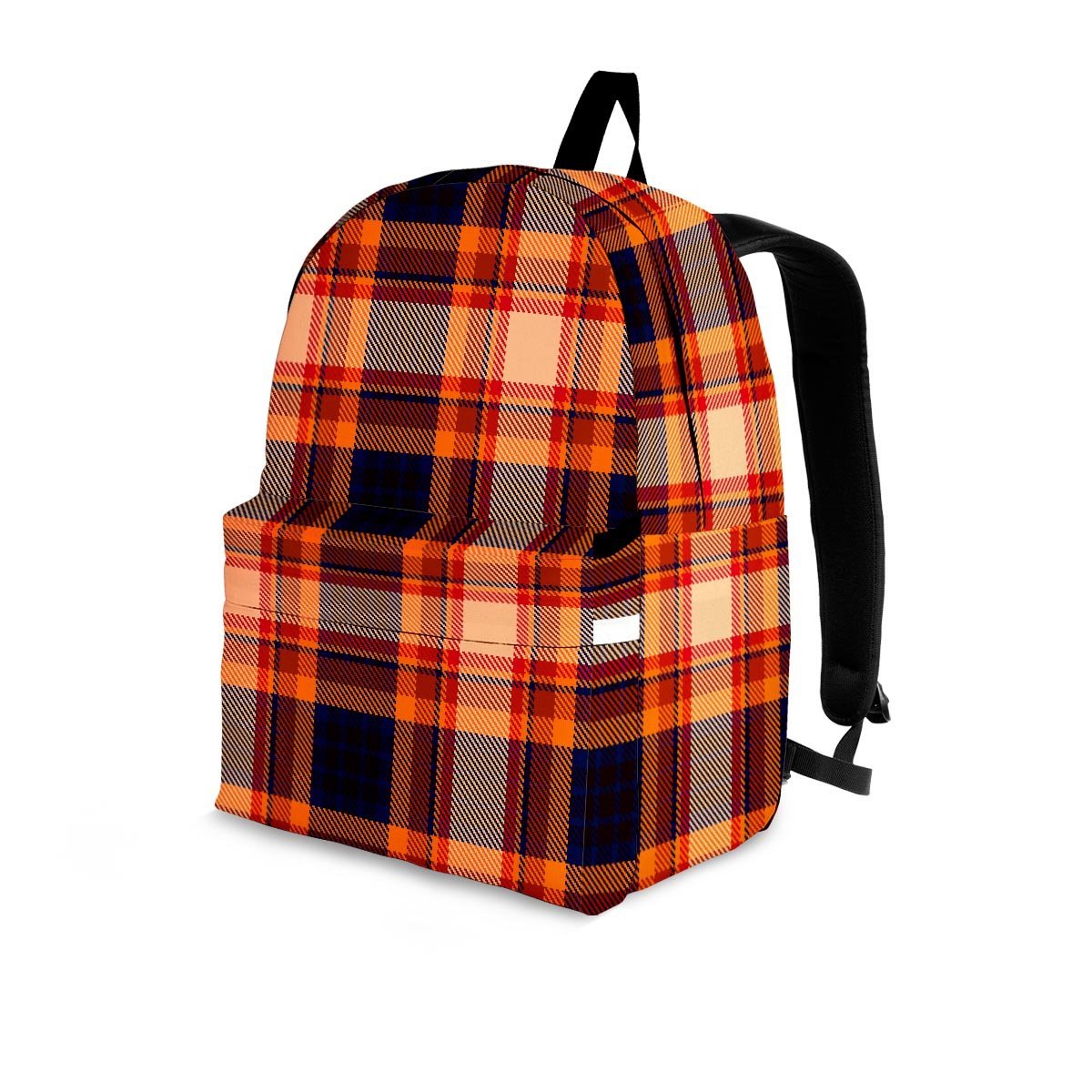 Tartan Brown Plaid Backpack-grizzshop