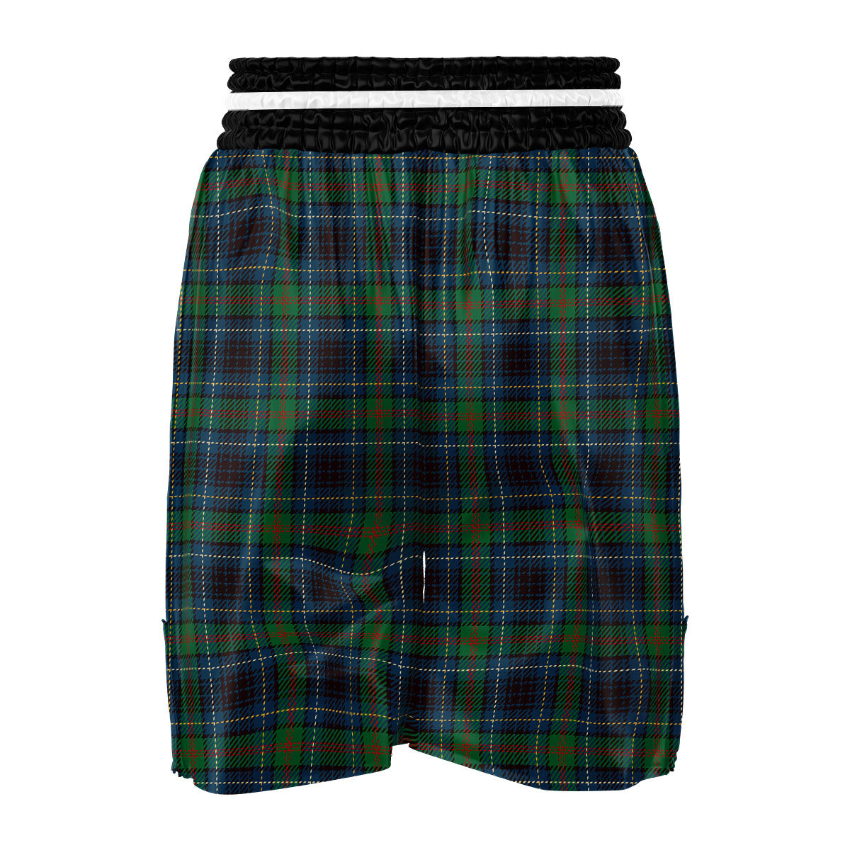 Tartan Irish Print Pattern Boxing Shorts-grizzshop