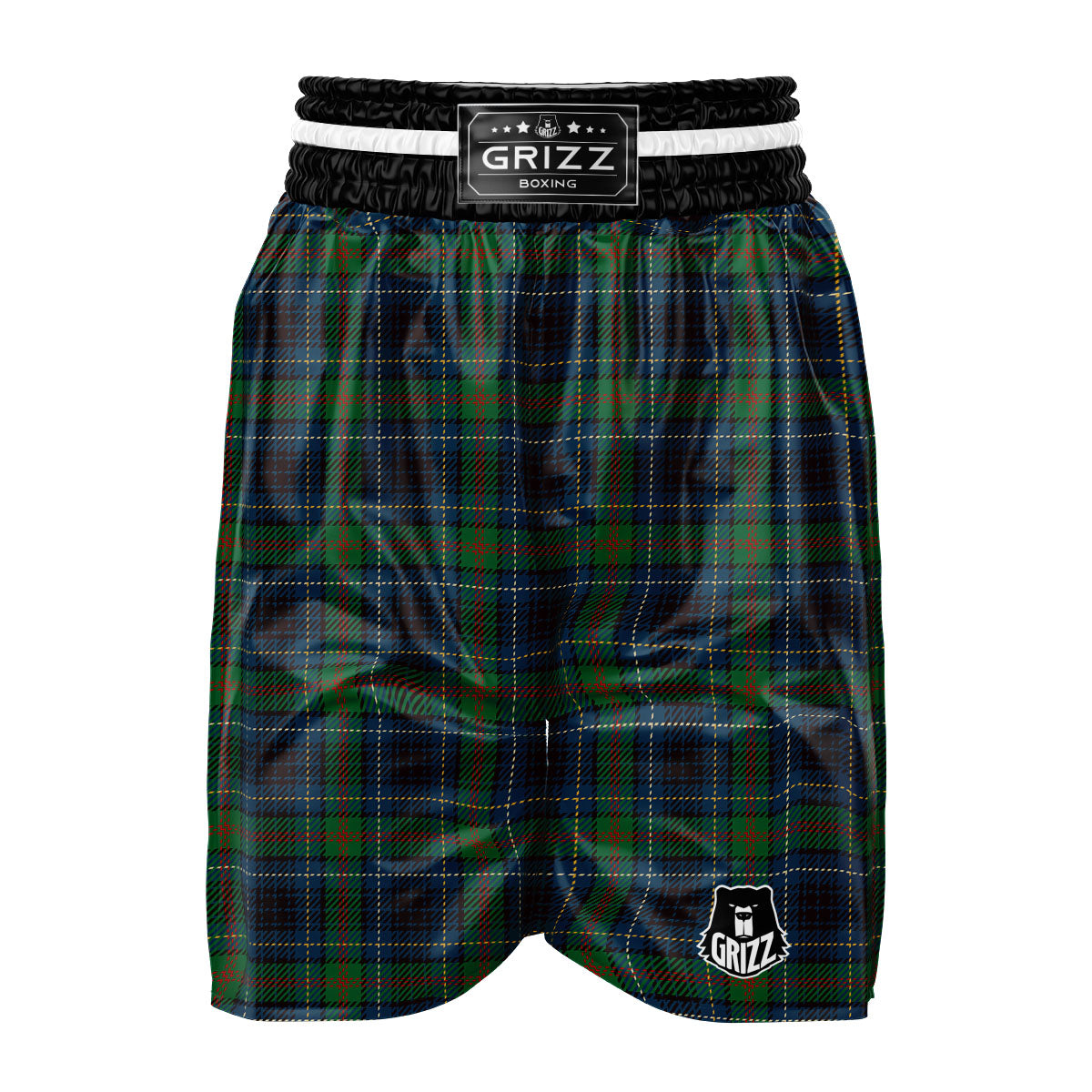 Tartan Irish Print Pattern Boxing Shorts-grizzshop