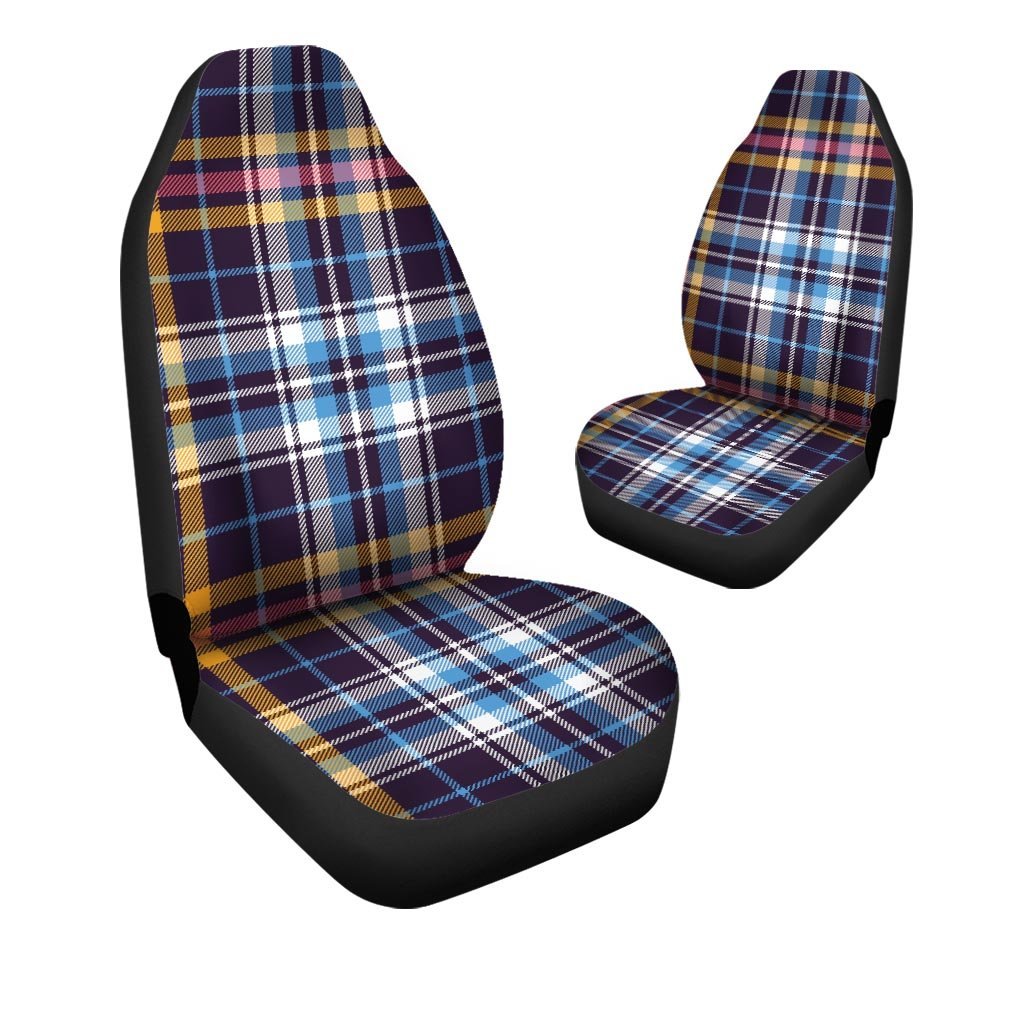 Tartan Plaid Car Seat Covers-grizzshop