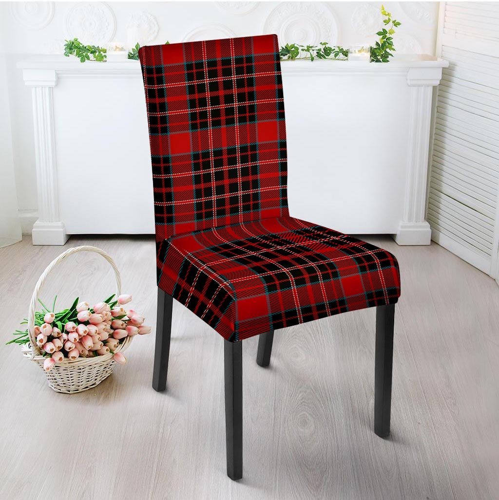 Tartan Red Plaid Chair Cover-grizzshop