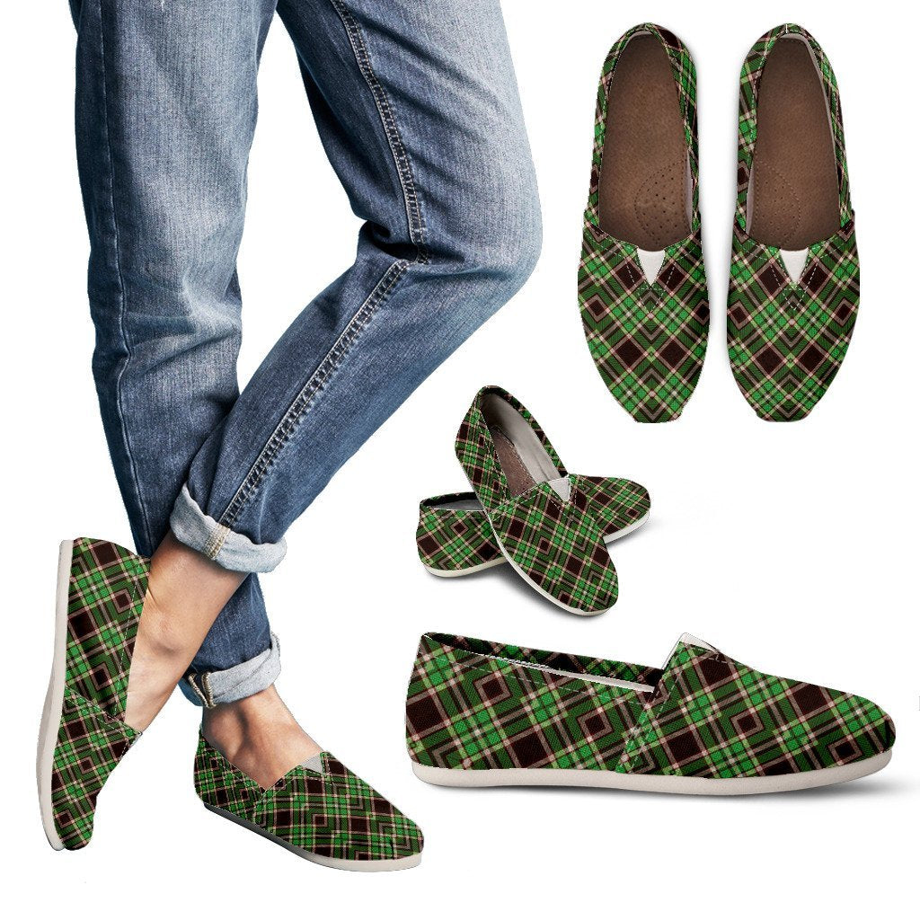 Green tartan hot sale shoes