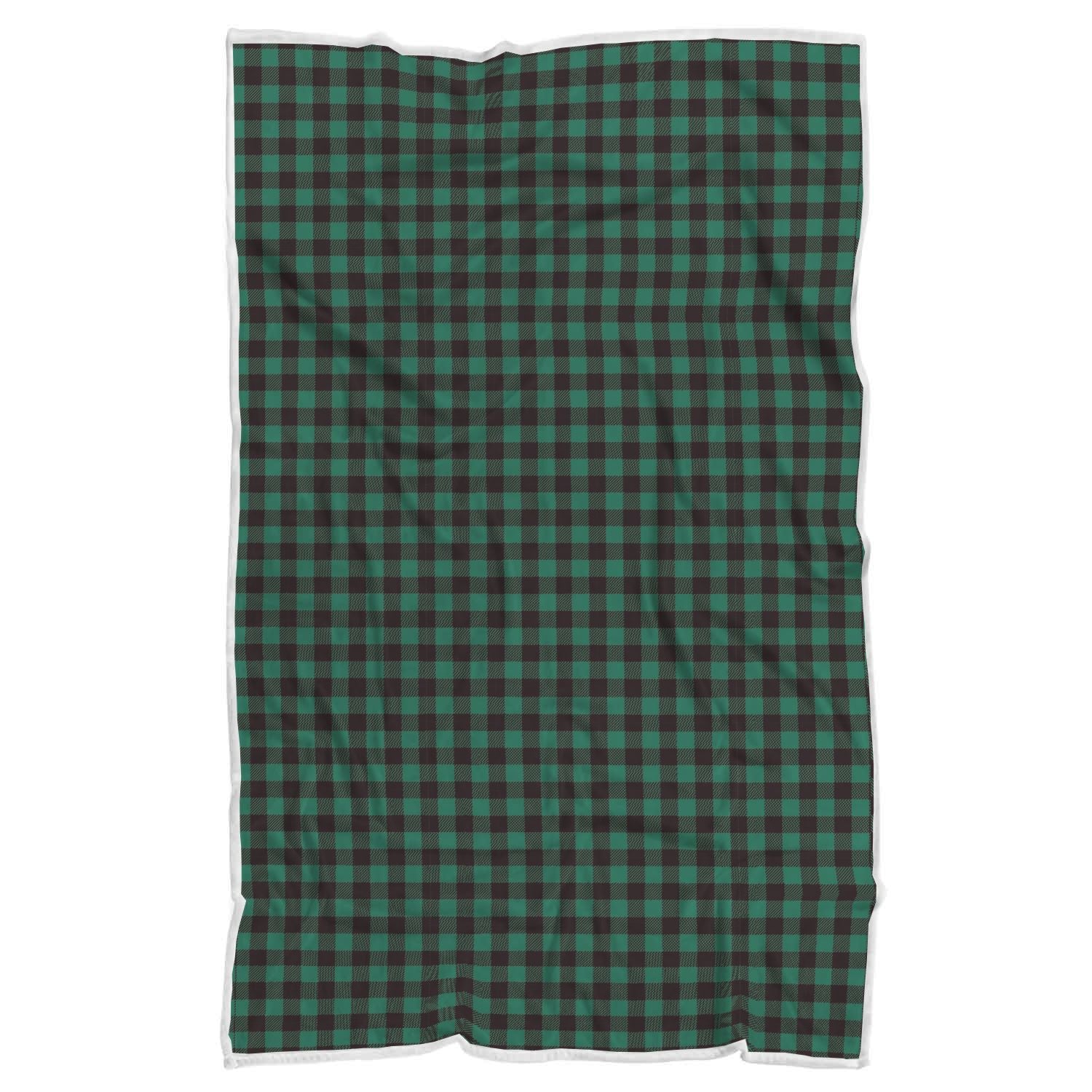 Tartan Scottish Green Plaids Throw Blanket-grizzshop