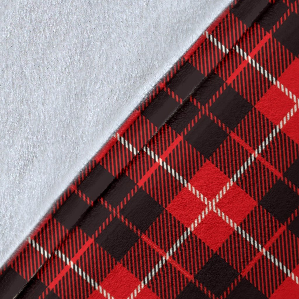 Tartan Scottish Royal Stewart Red Plaids Blanket-grizzshop