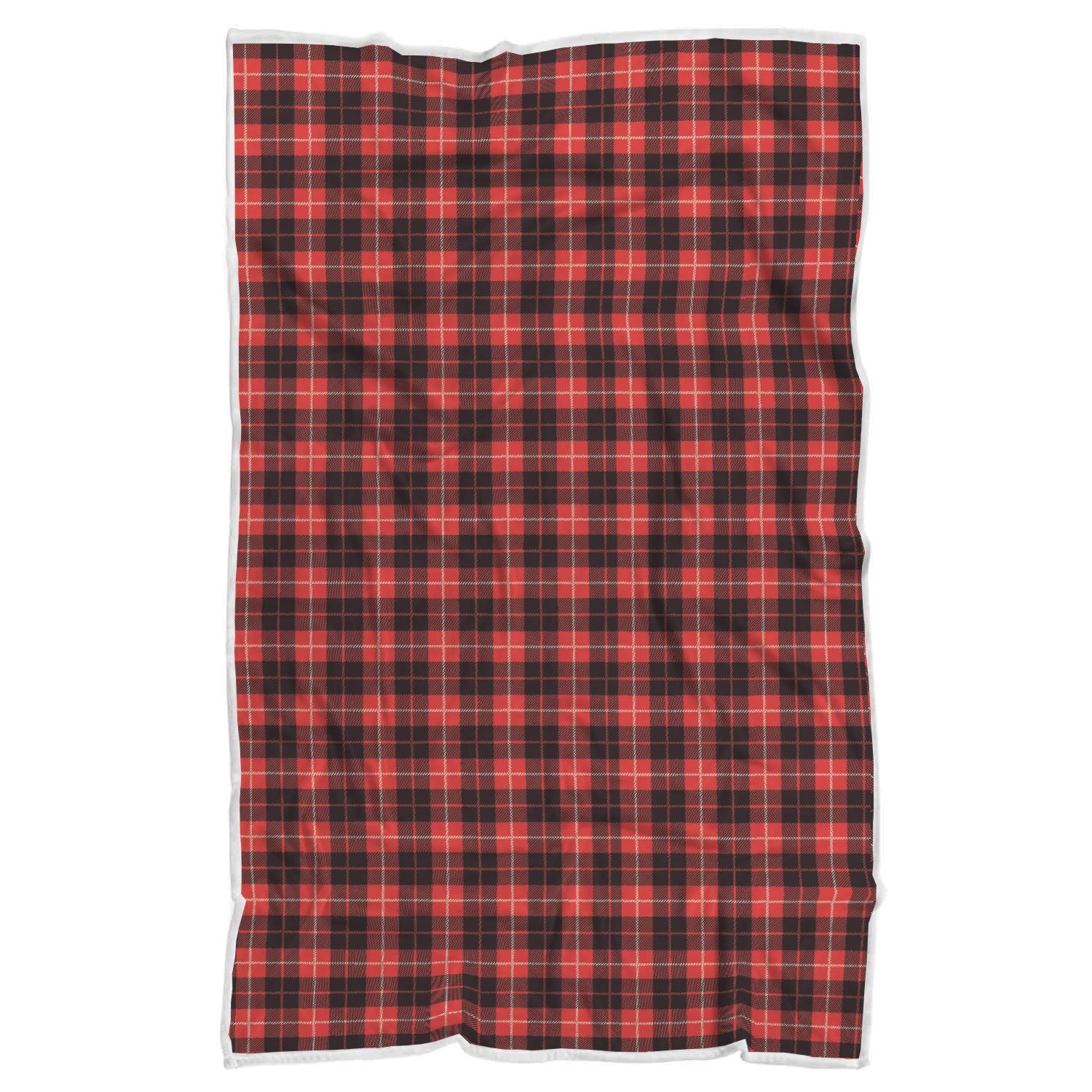 Tartan Scottish Royal Stewart Red Plaids Throw Blanket-grizzshop