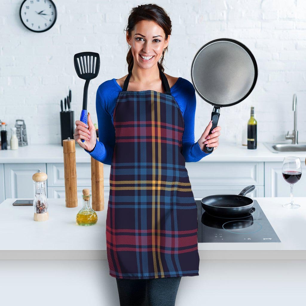 Tartan Print Women's Apron-grizzshop