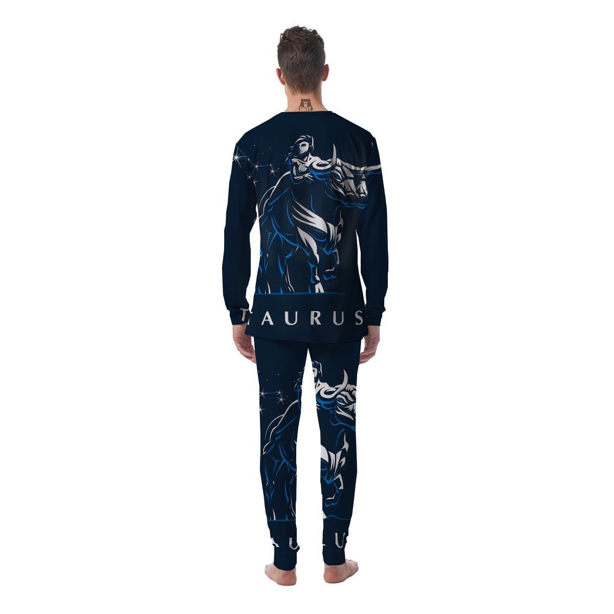 Taurus Constellation Sign Print Men's Pajamas-grizzshop