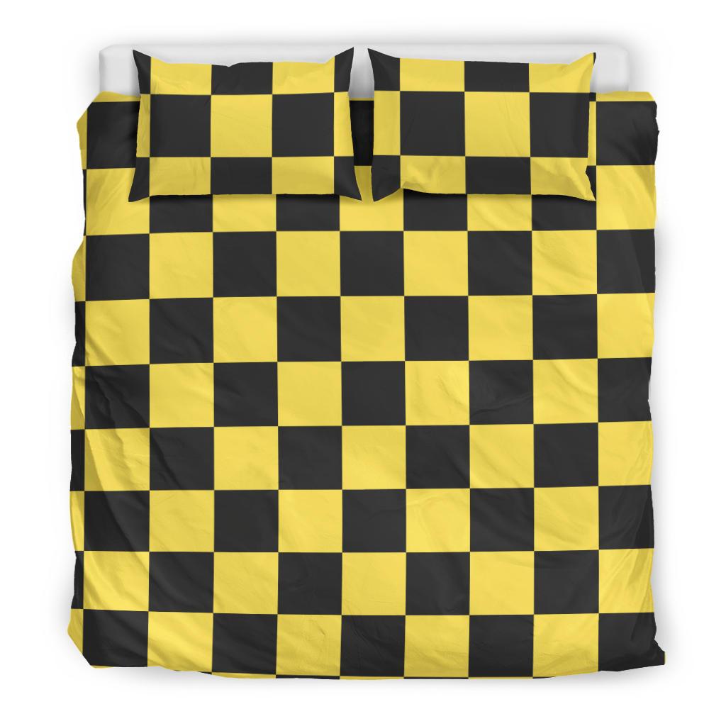 Taxi Pattern Print Duvet Cover Bedding Set-grizzshop