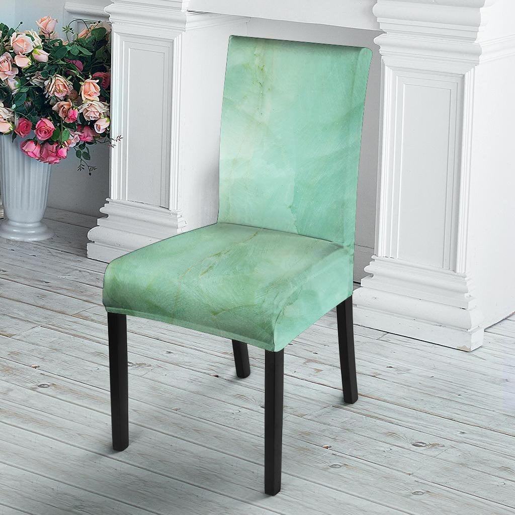 Teal Marble Chair Cover-grizzshop