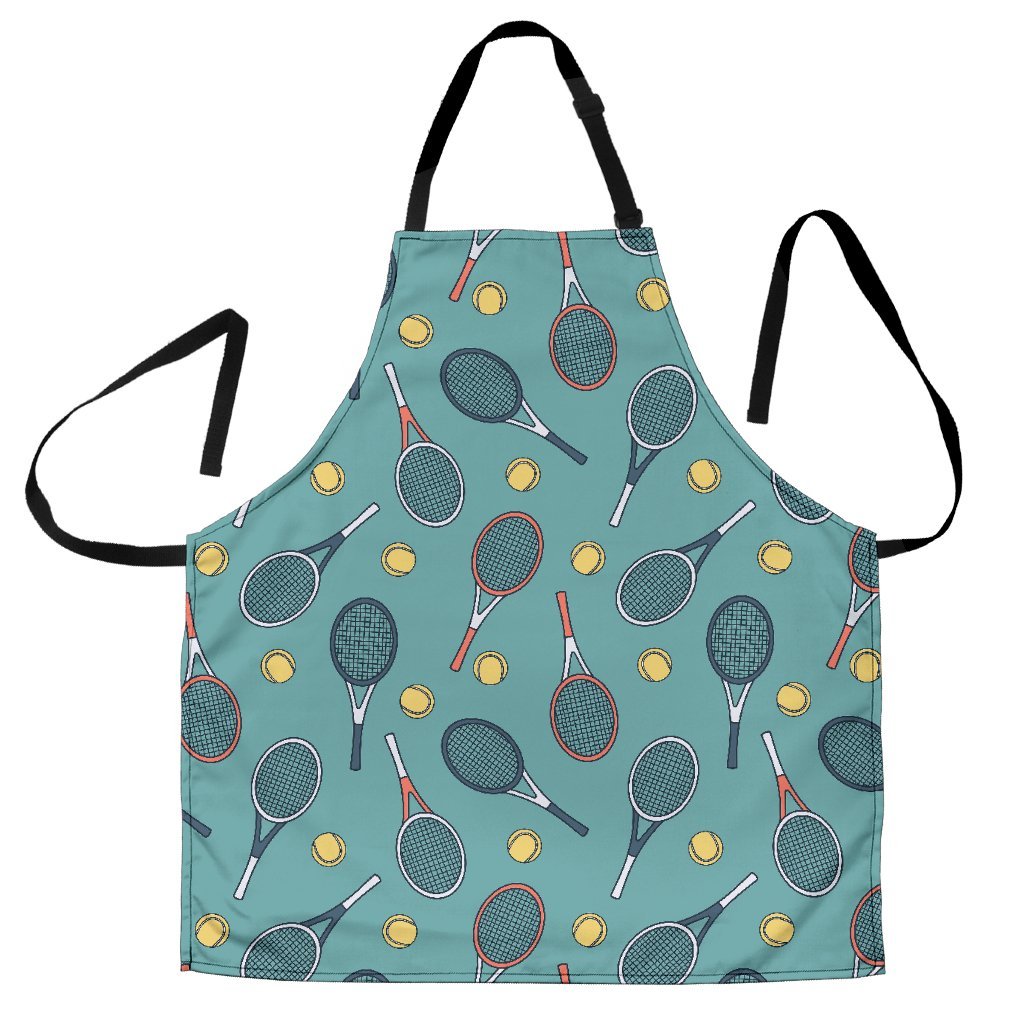 Tennis Print Pattern Men's Apron-grizzshop