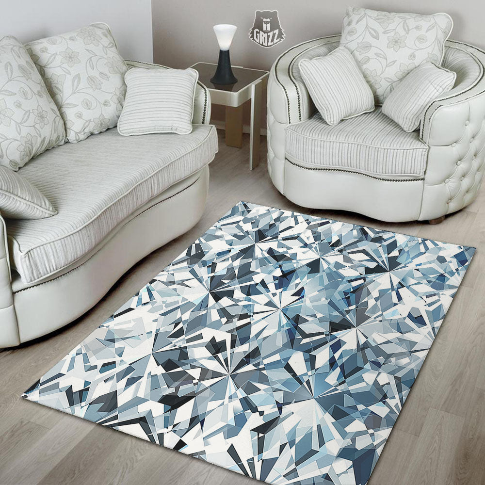 Texture Diamond Print Floor Mat-grizzshop