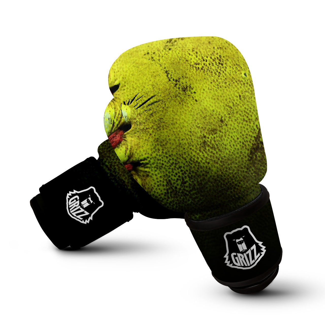 Texture Softball Ball Print Boxing Gloves-grizzshop