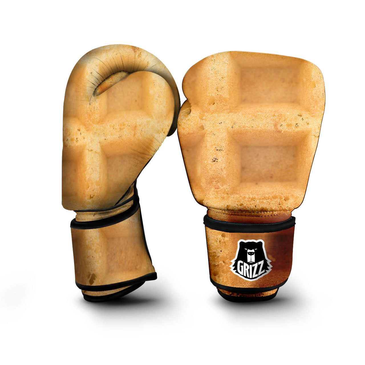 Texture Waffle Print Boxing Gloves-grizzshop