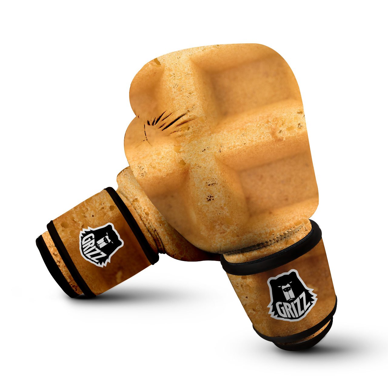 Texture Waffle Print Boxing Gloves-grizzshop
