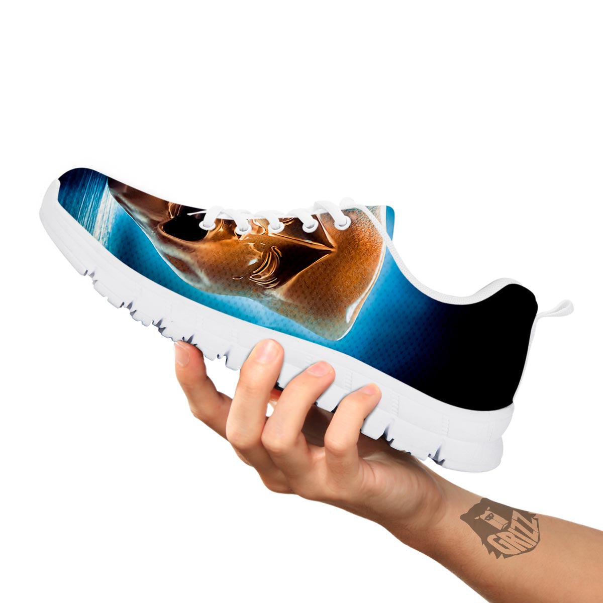 The Theatre Masks Sock And Buskin White Sneaker-grizzshop