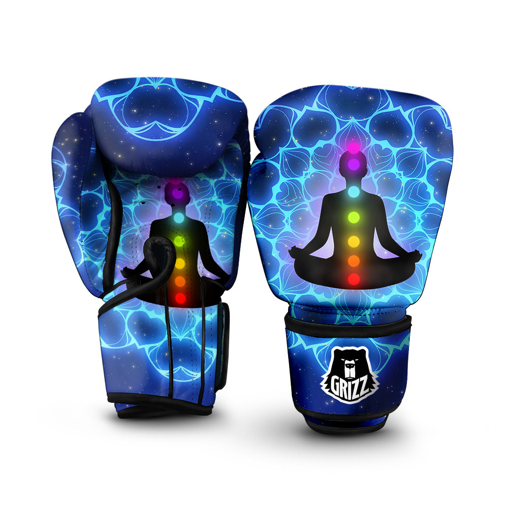 The Universe Chakras Print Boxing Gloves-grizzshop