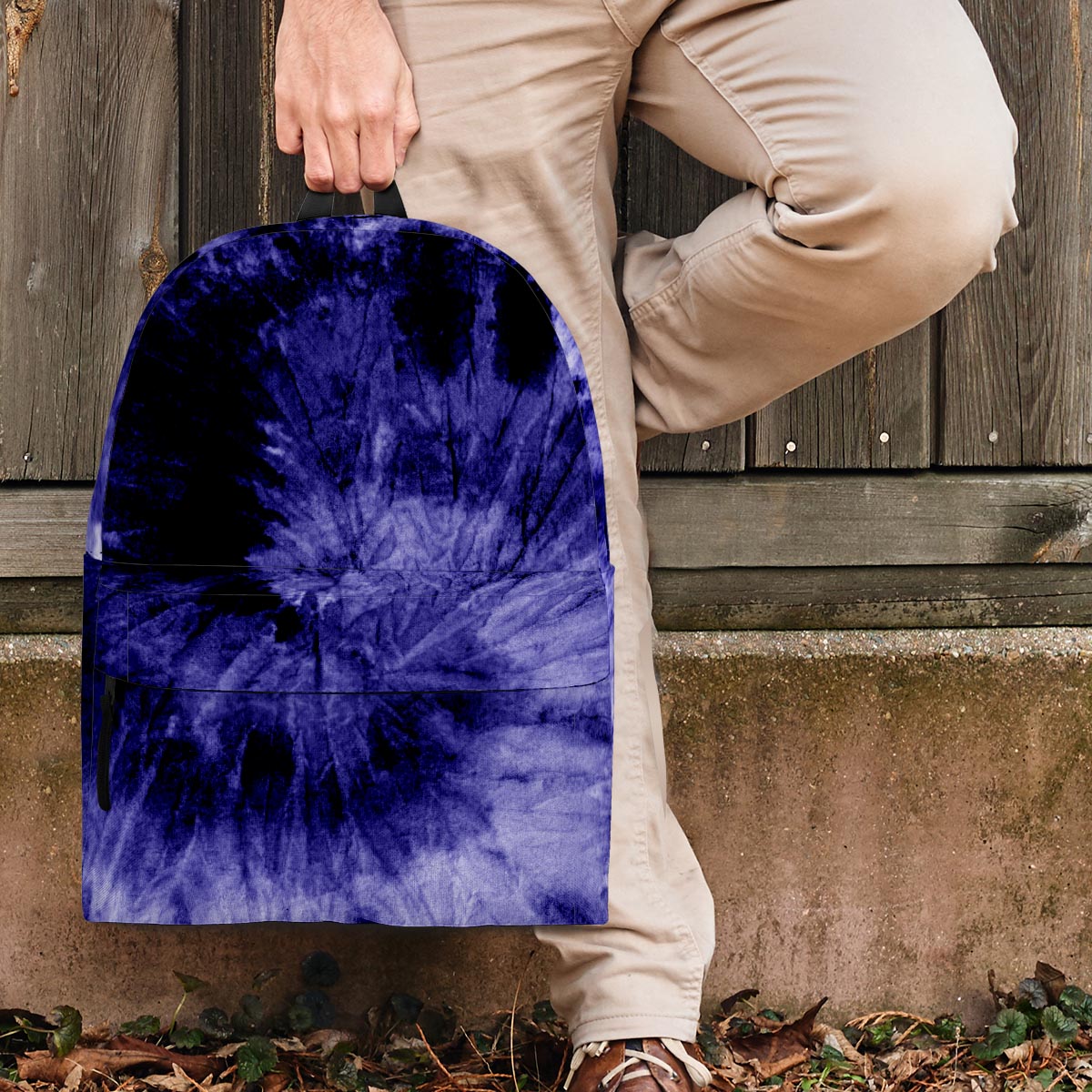 Tie Dye Blue Backpack-grizzshop