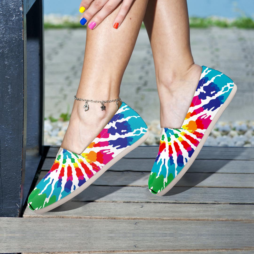 Tie Dye Canvas Shoes-grizzshop