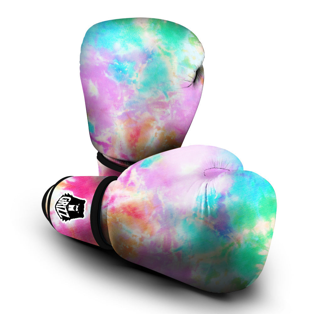 Tie Dye Colorful Print Boxing Gloves-grizzshop