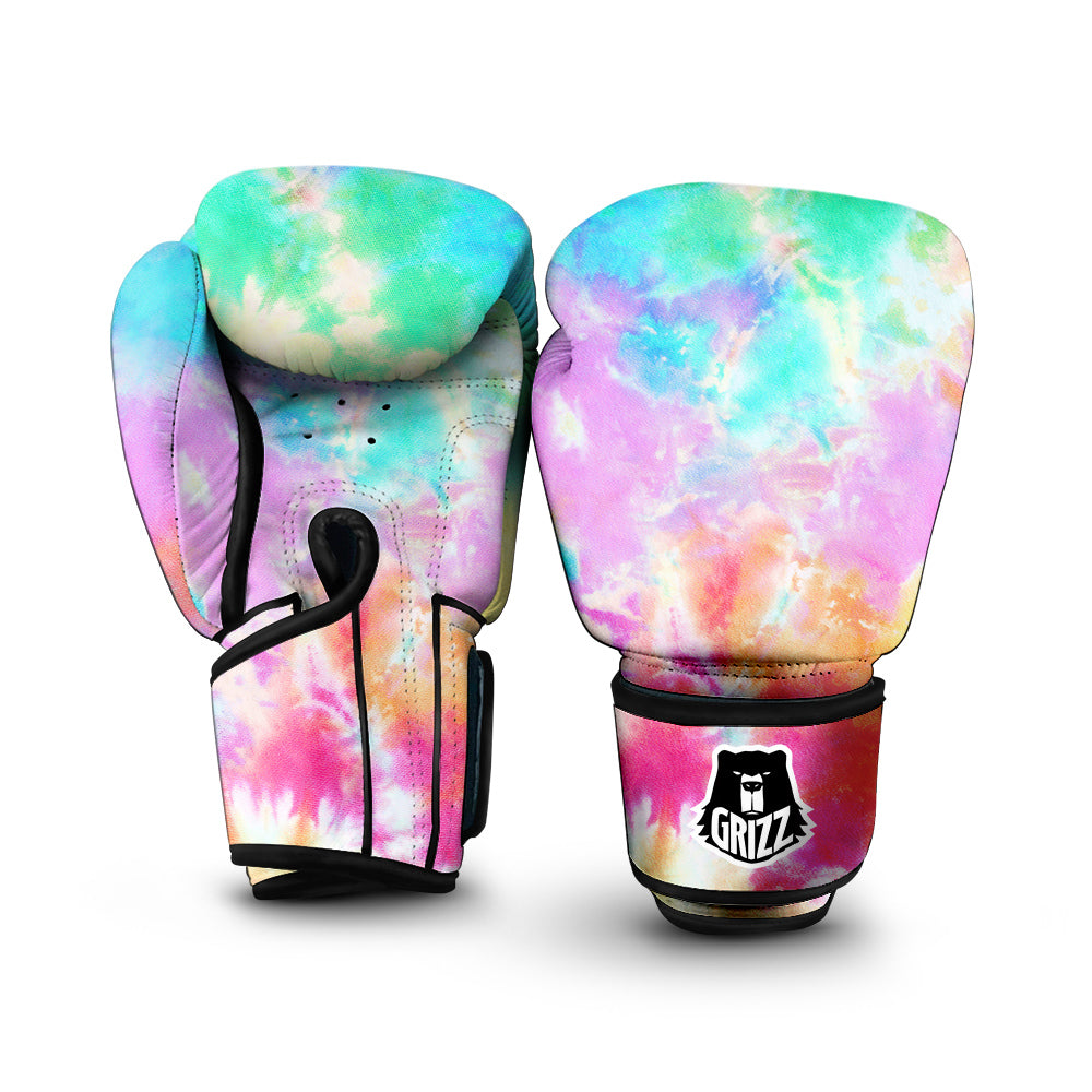 Tie Dye Colorful Print Boxing Gloves-grizzshop