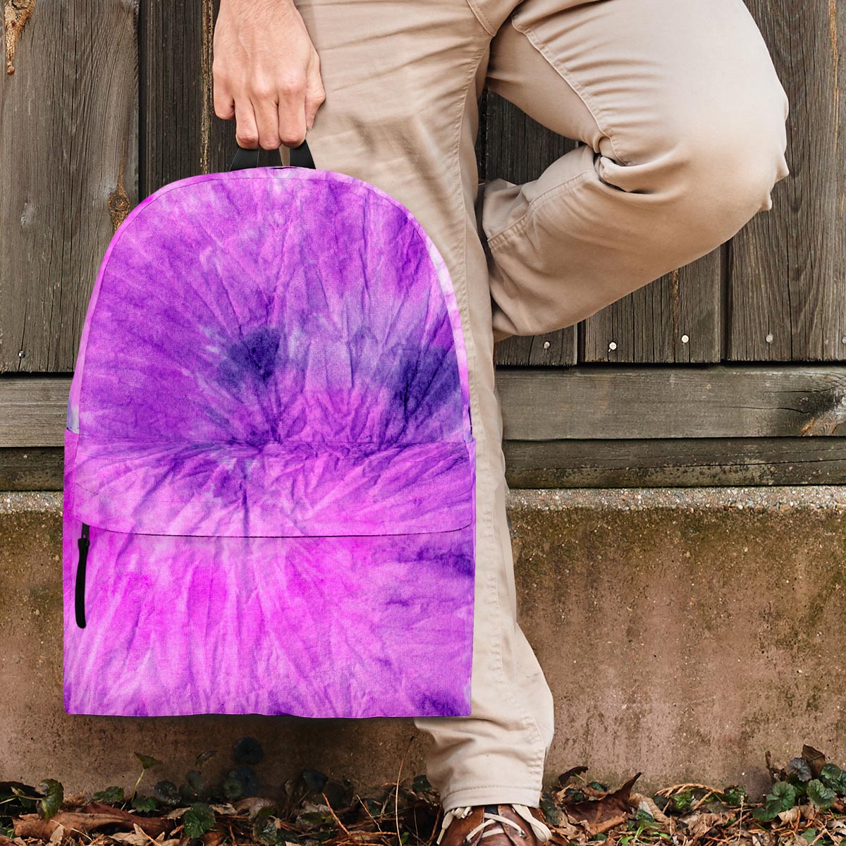 Tie Dye Purple Backpack-grizzshop