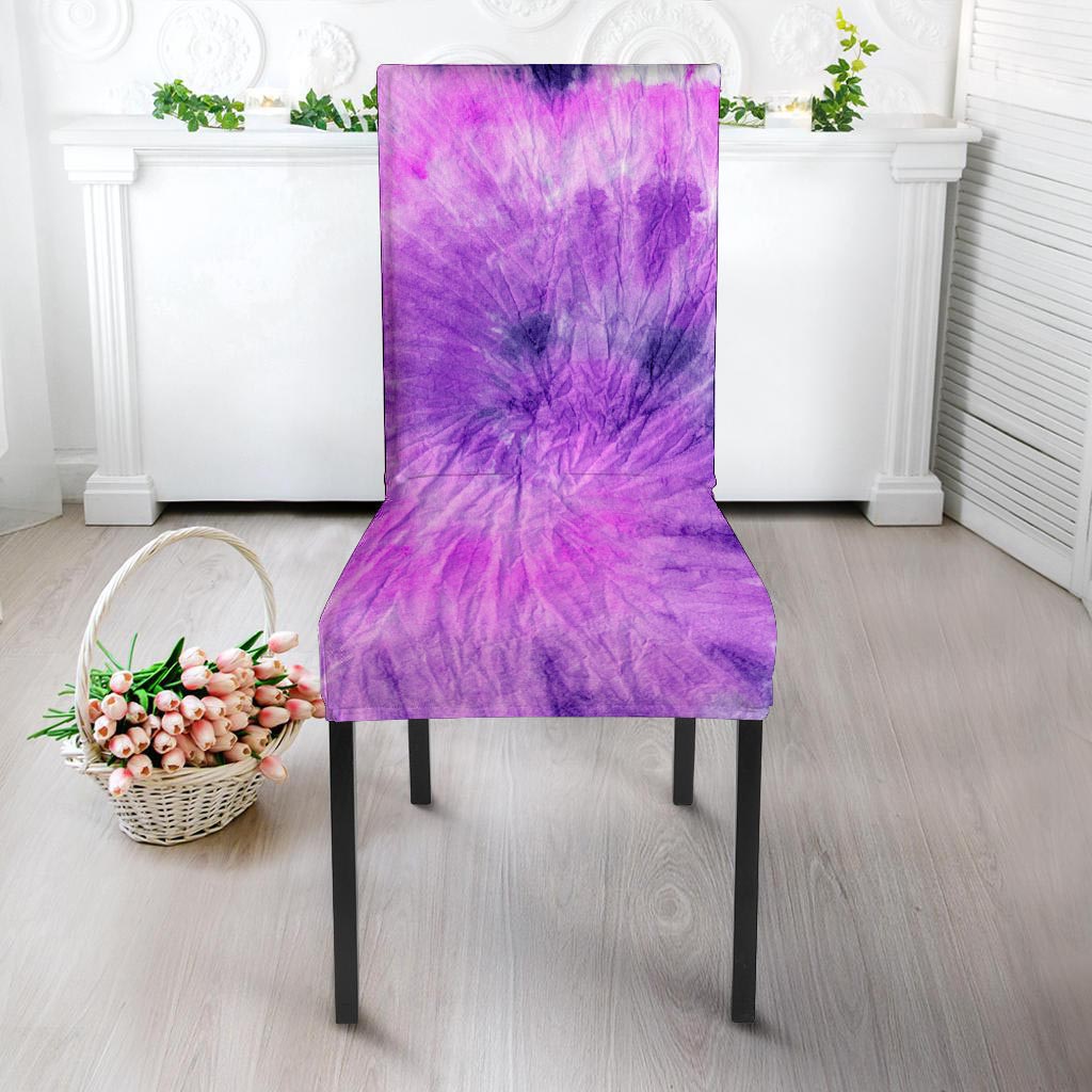 Tie Dye Purple Chair Cover-grizzshop
