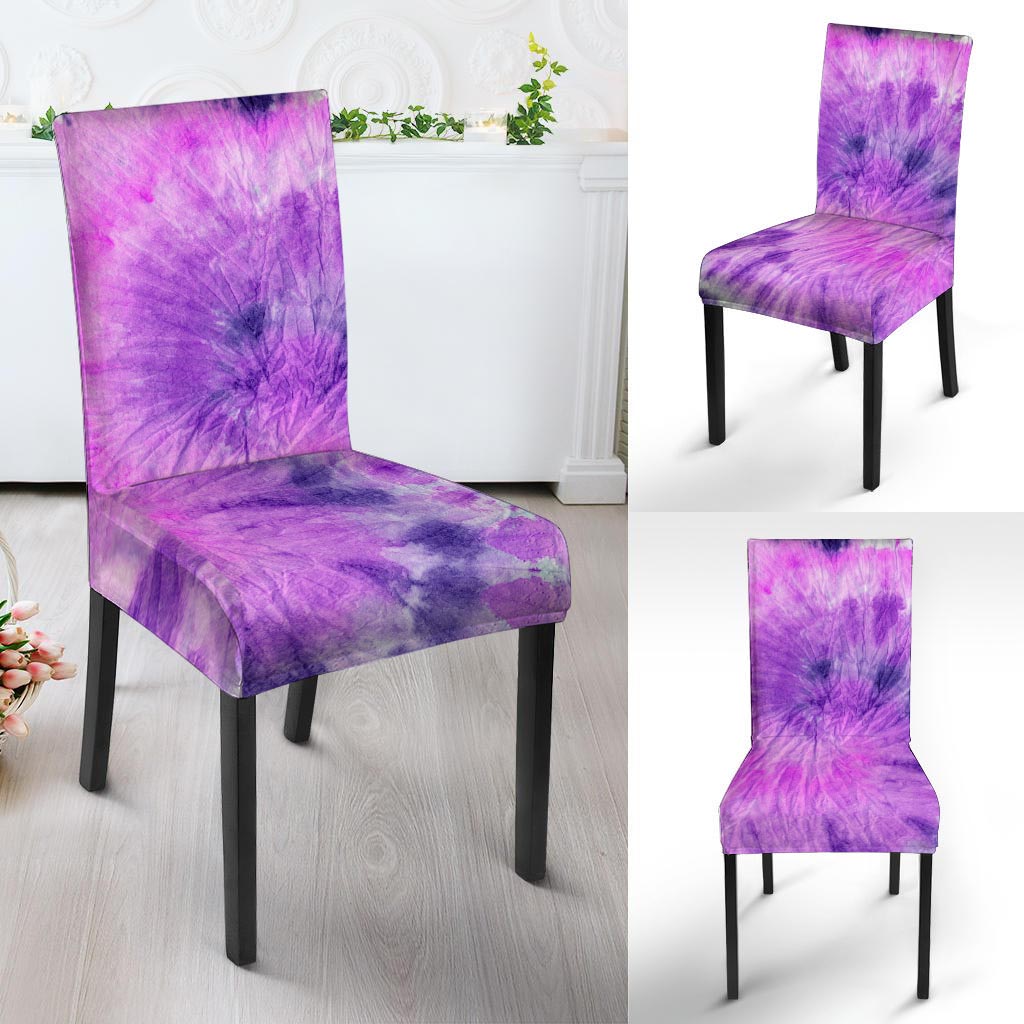 Tie Dye Purple Chair Cover-grizzshop
