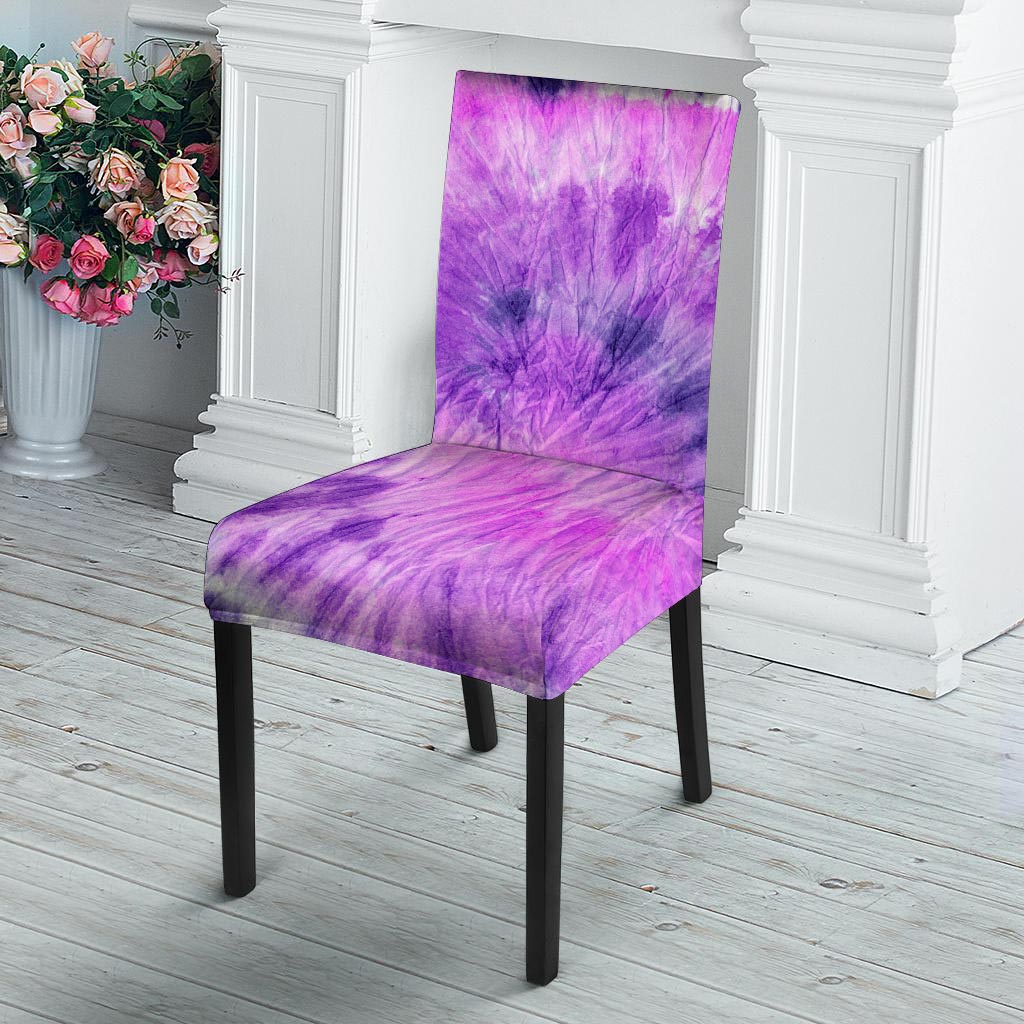 Tie Dye Purple Chair Cover-grizzshop