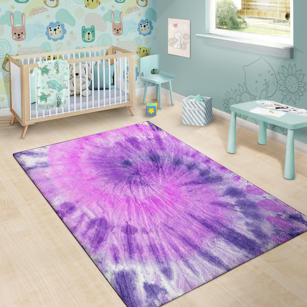 Tie Dye Purple Floor Mat-grizzshop