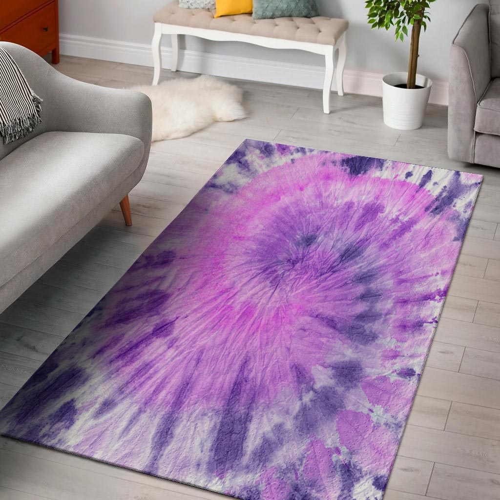 Tie Dye Purple Floor Mat-grizzshop