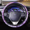 Tie Dye Purple Steering Wheel Cover-grizzshop