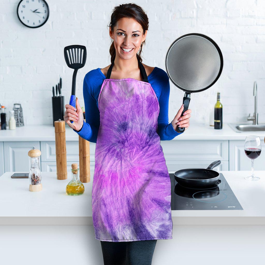 Tie Dye Purple Women's Apron-grizzshop