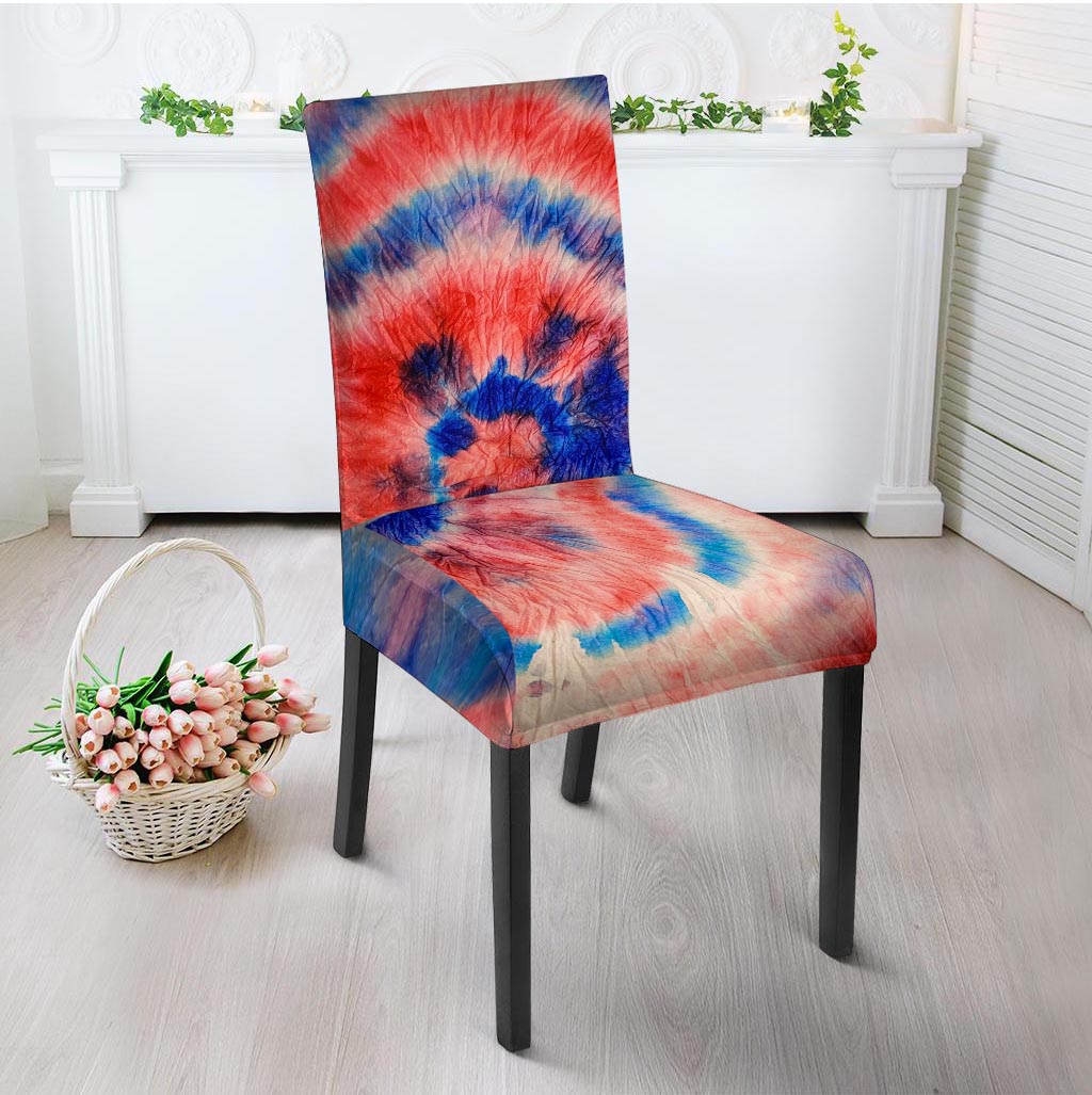 Tie Dye Swirl Batik Chair Cover-grizzshop