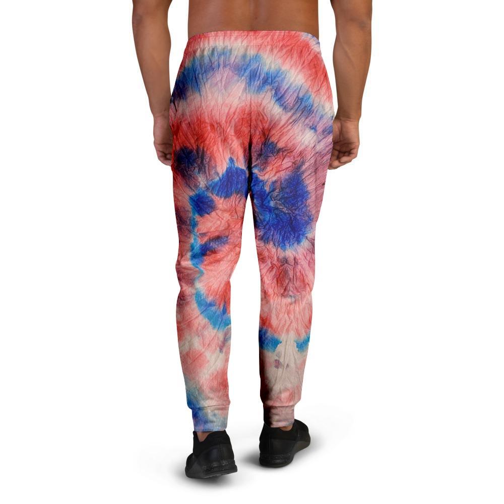 Tie Dye Swirl Batik Men's Joggers-grizzshop