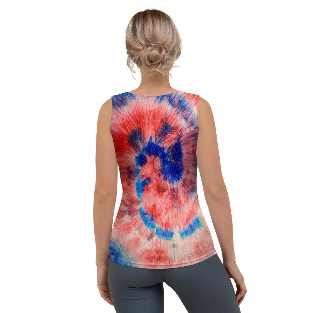 Tie Dye Swirl Batik Women's Tank Top-grizzshop