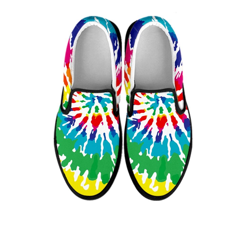 Tie Dye Women's Slip On Sneakers-grizzshop