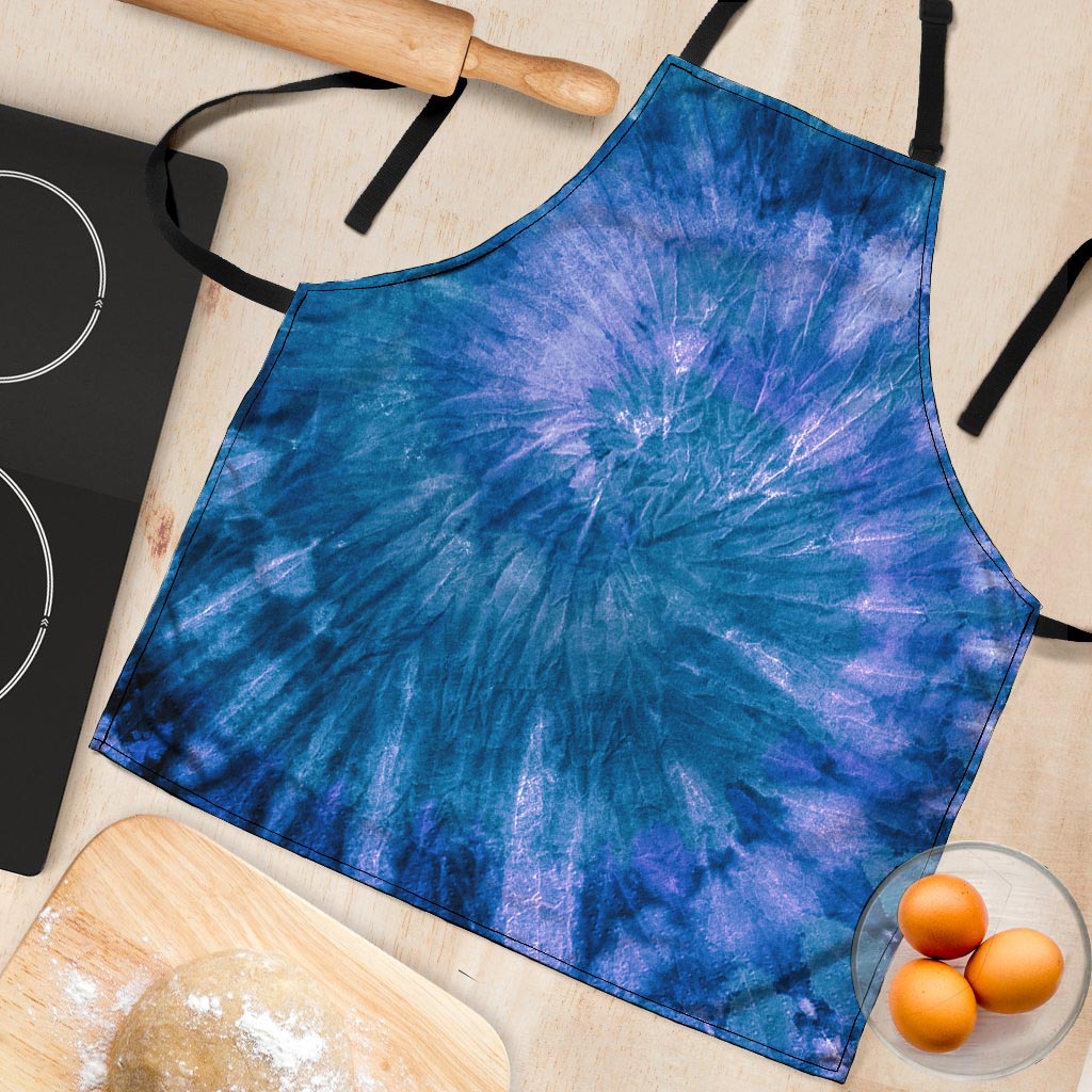 Tie Dye Blue Print Women's Apron-grizzshop