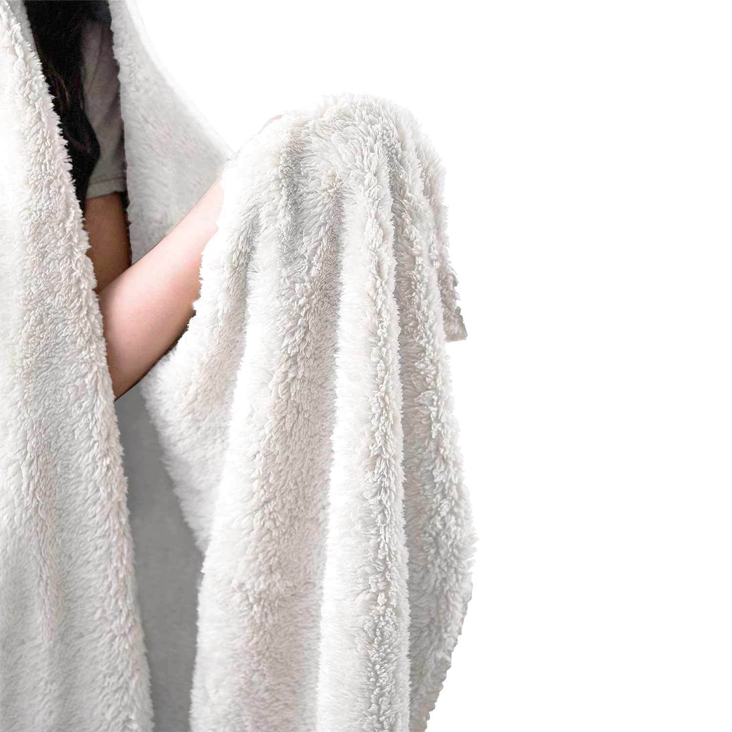 Tie Dye Pattern Print Hooded Blanket-grizzshop