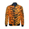 Tiger Pattern Print Men's Bomber Jacket-grizzshop