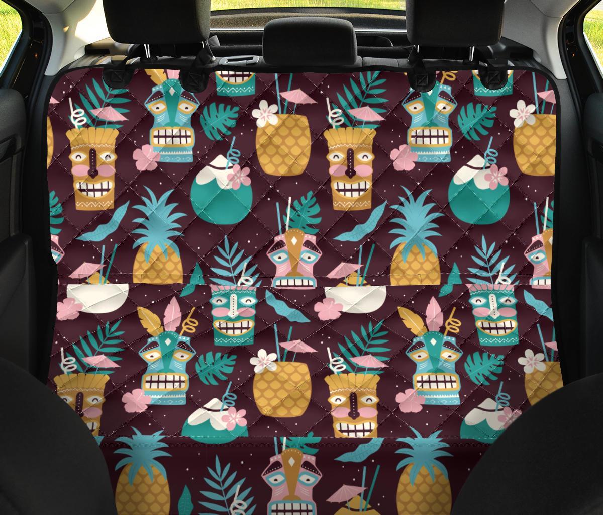 Tiki Fruit Pattern Print Pet Car Seat Cover-grizzshop